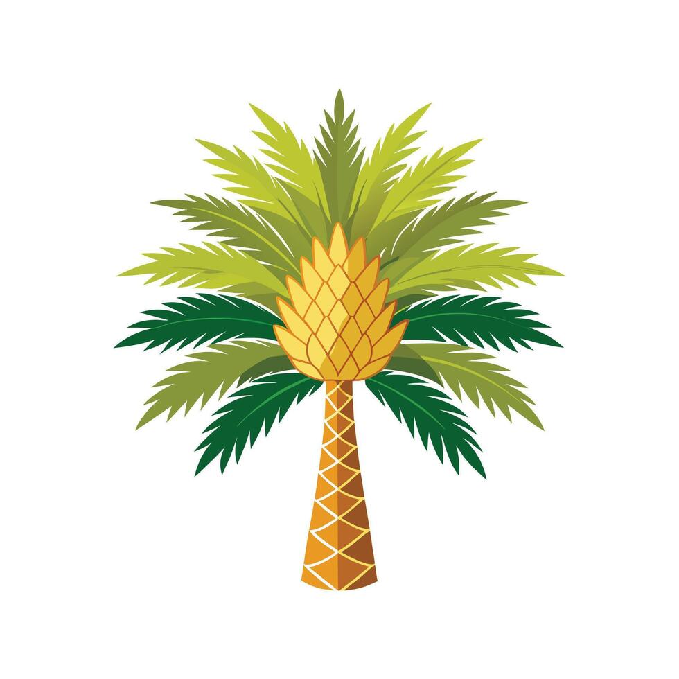 Beautiful Sago Palm Artwork vector