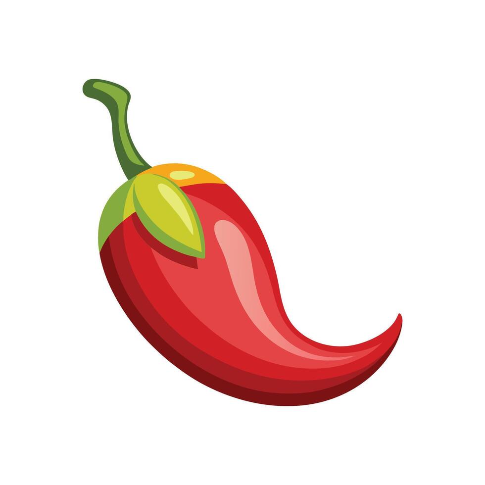 Elegant Salsa Pepper Plant Artwork vector