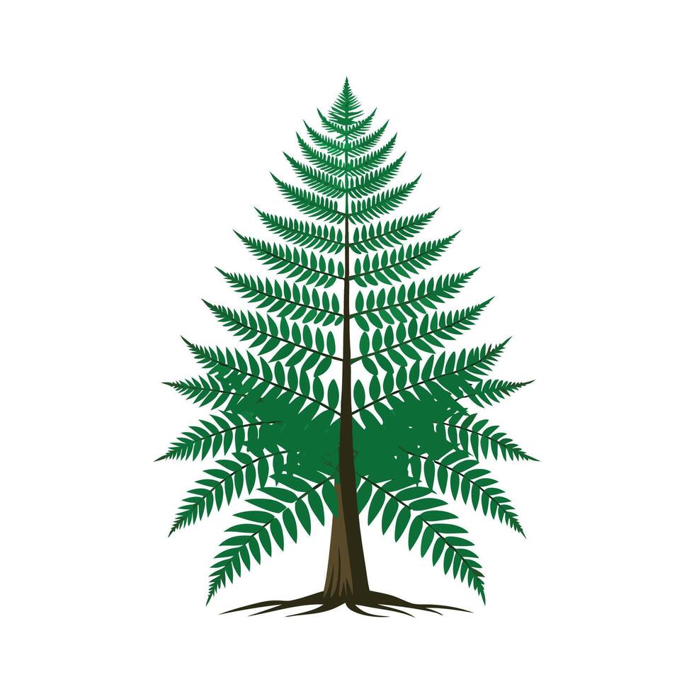 Charming Tree Fern for Home Decor vector