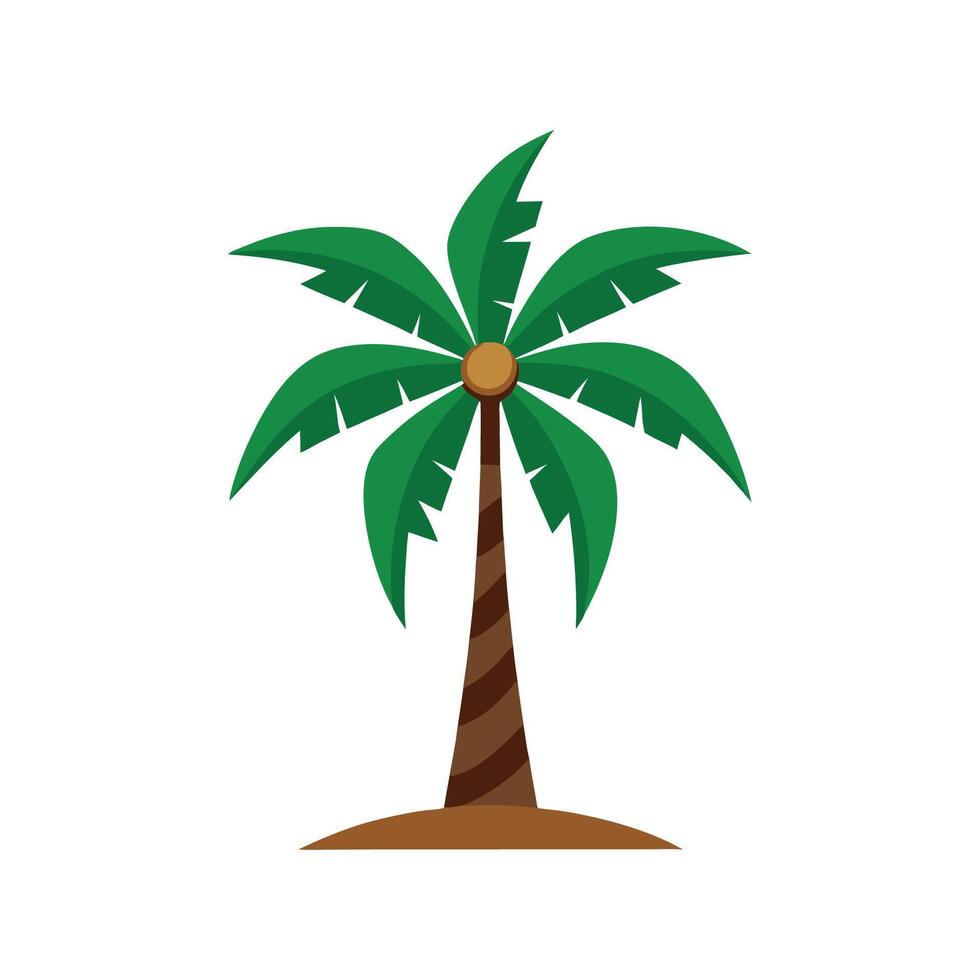 Beautiful Windmill Palm for Creative Projects vector