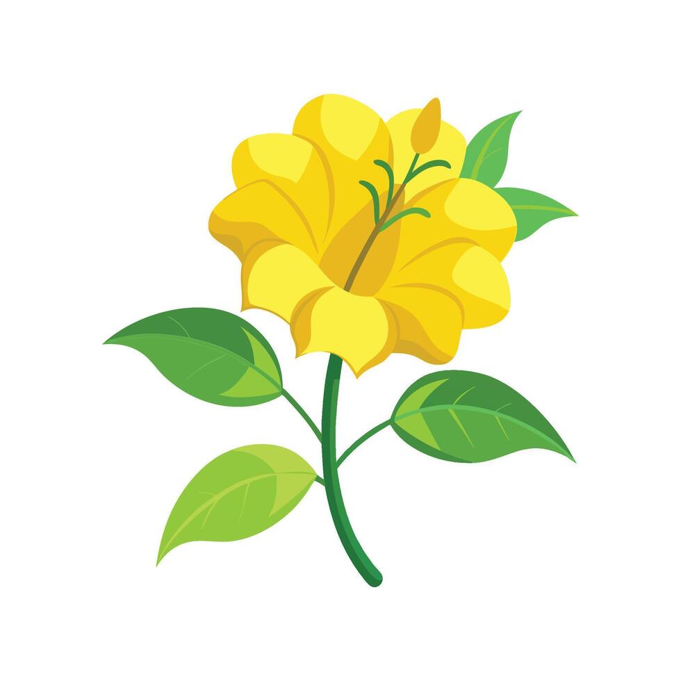 Artful Tecoma Stans for Creative Projects vector