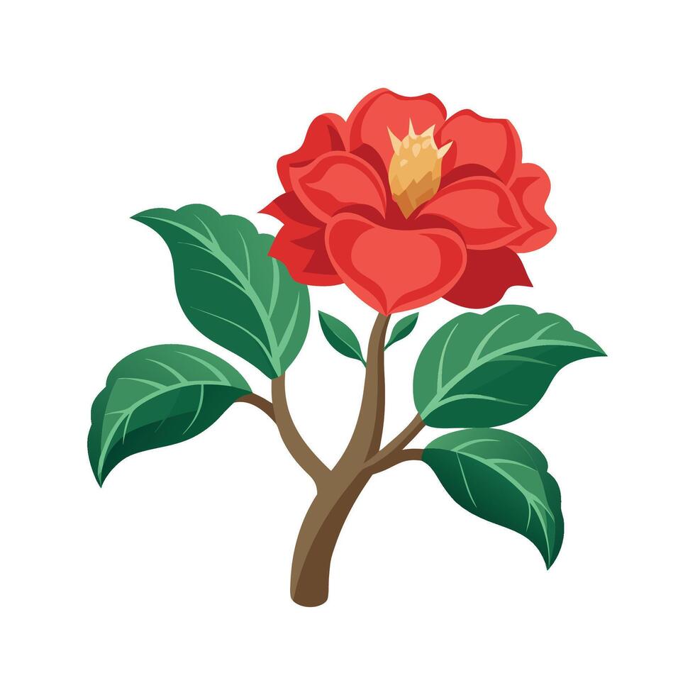 Elegant African Desert Rose Nature Design vector