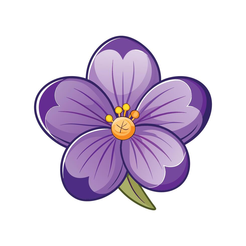 Elegant Aubrieta Plant Artwork vector