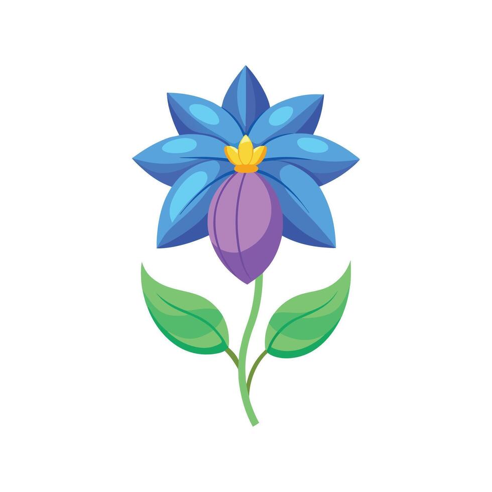Beautiful Balloon Flower Illustration vector