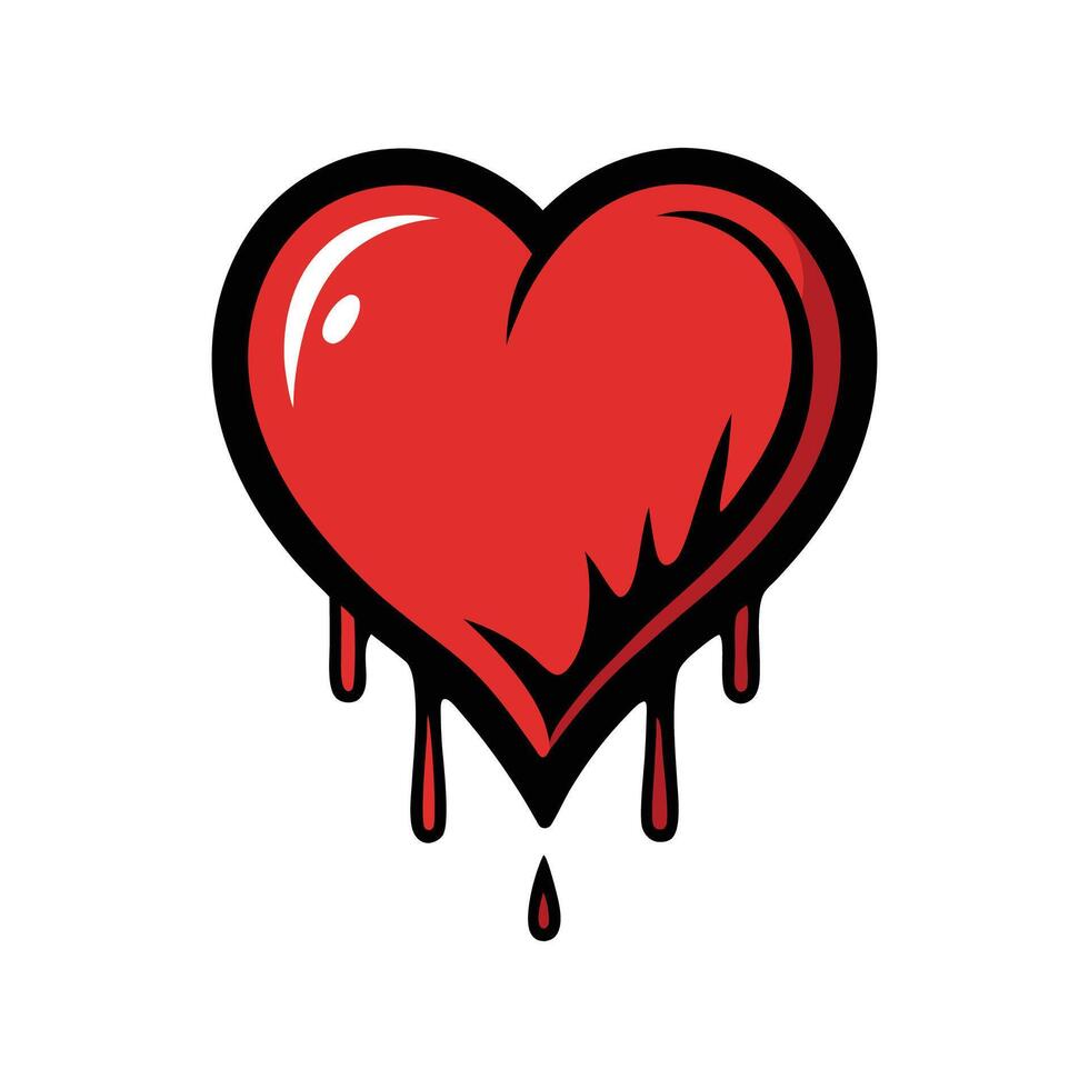 Elegant Bleeding Heart Plant Design vector