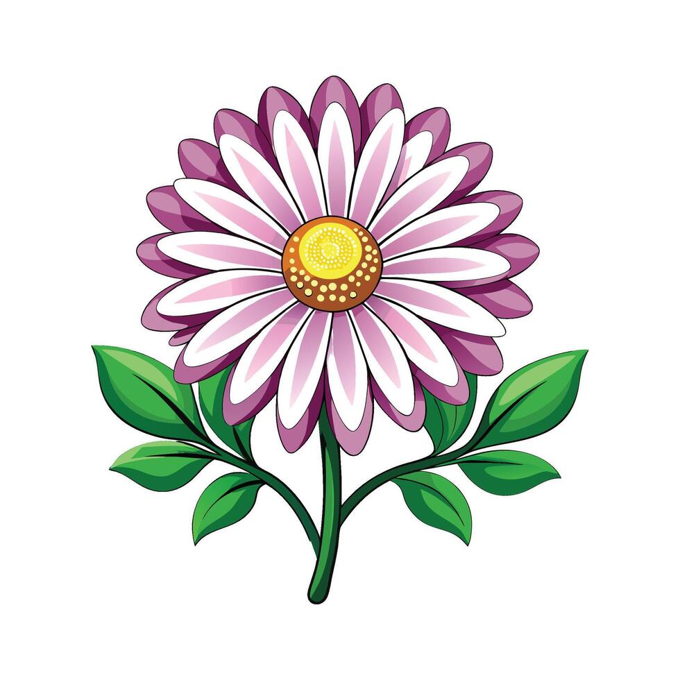 Elegant Cape Daisy Floral Design vector