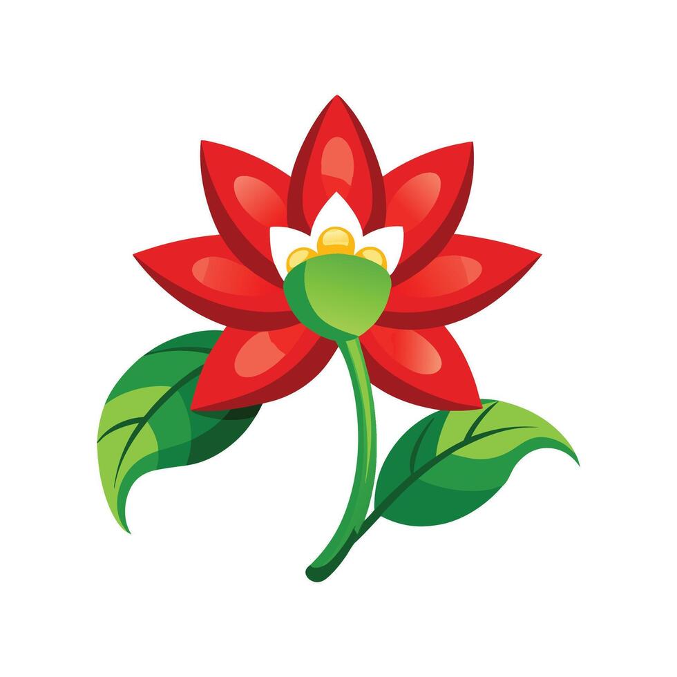 Charming Chili Pepper Floral vector