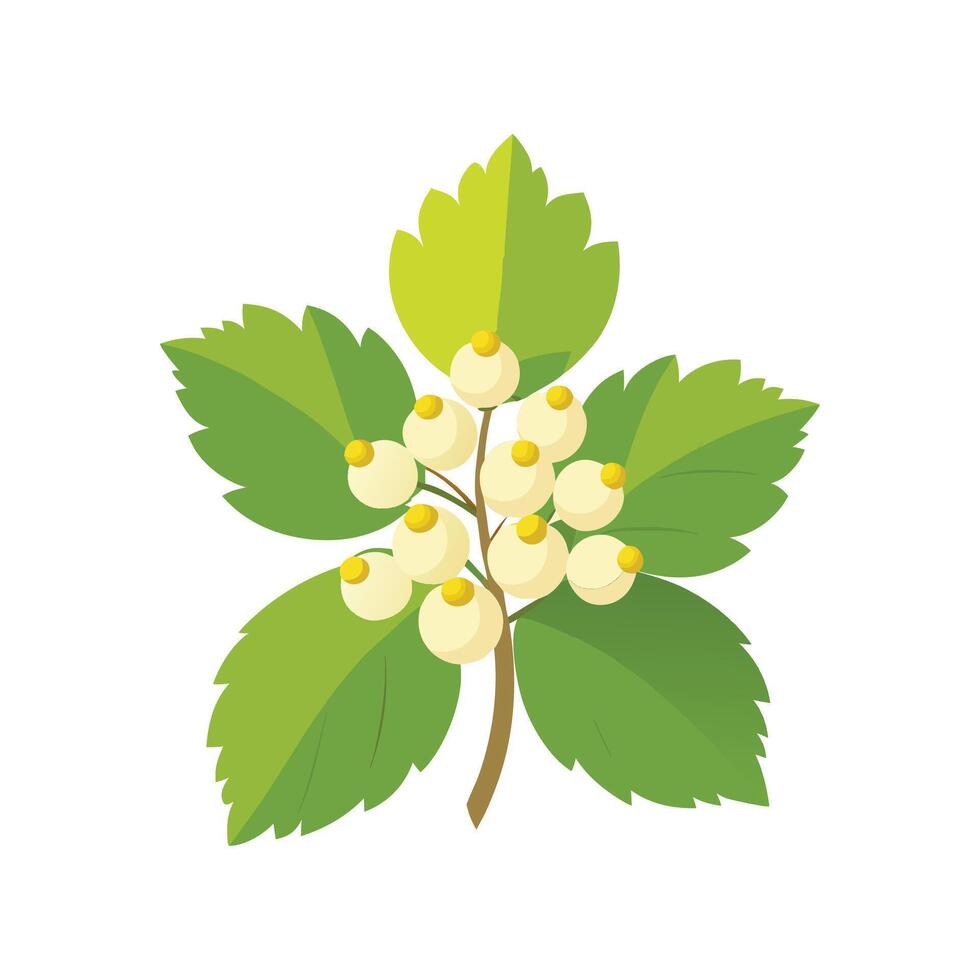 Beautiful Currant Flower Artwork vector