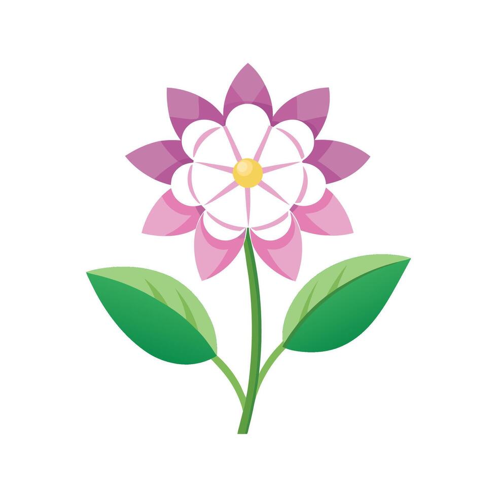 Stylish Dewflower Plant Design vector