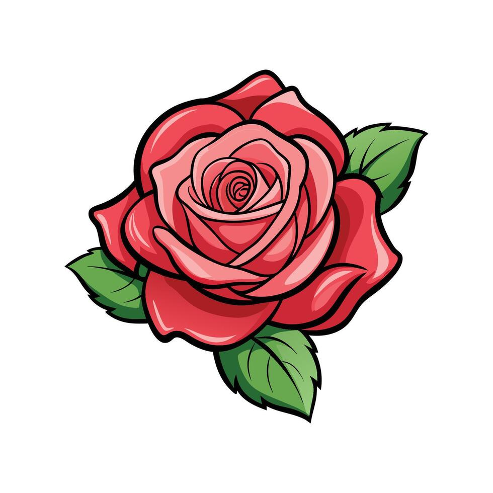 Elegant Floribunda Rose Design with Artistic Flair vector