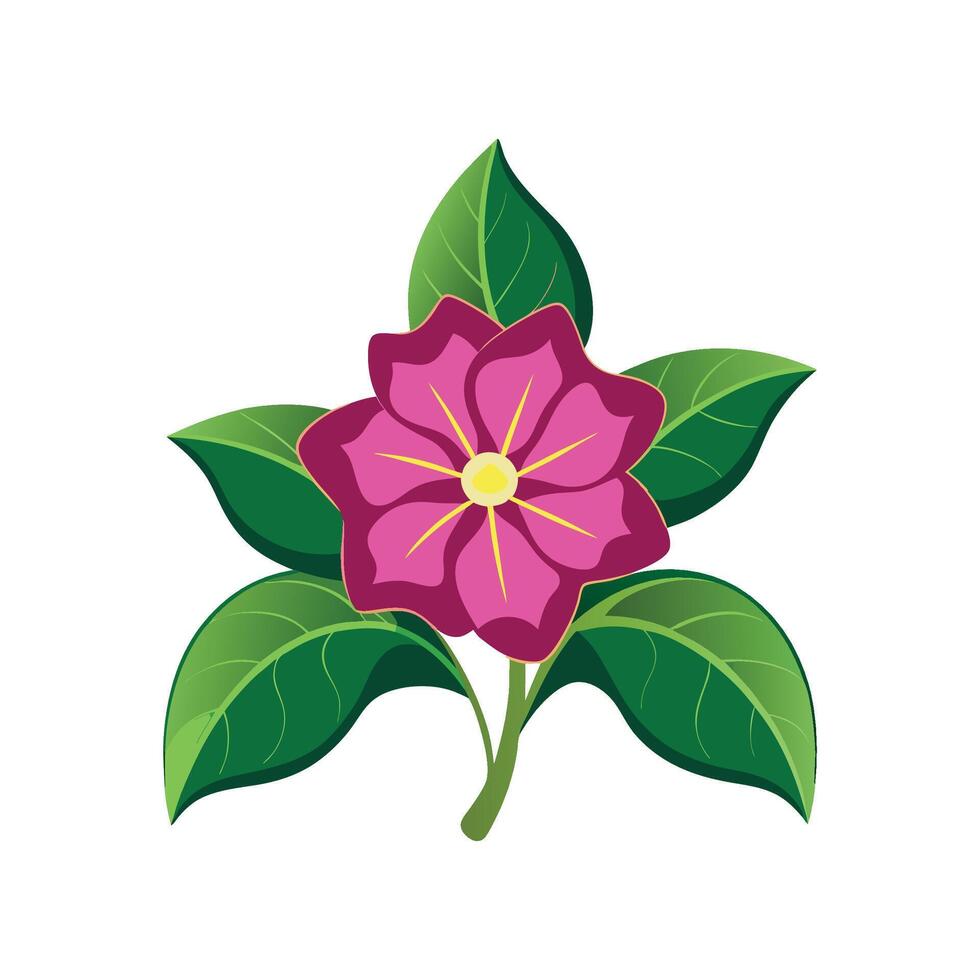 Stunning Gloxinia Plant Design with Unique Blooms vector