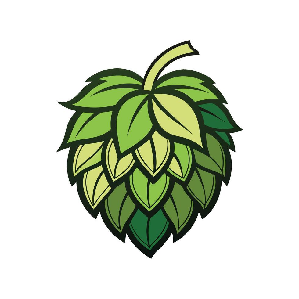 Stunning Hops Plant with Unique Blooms vector