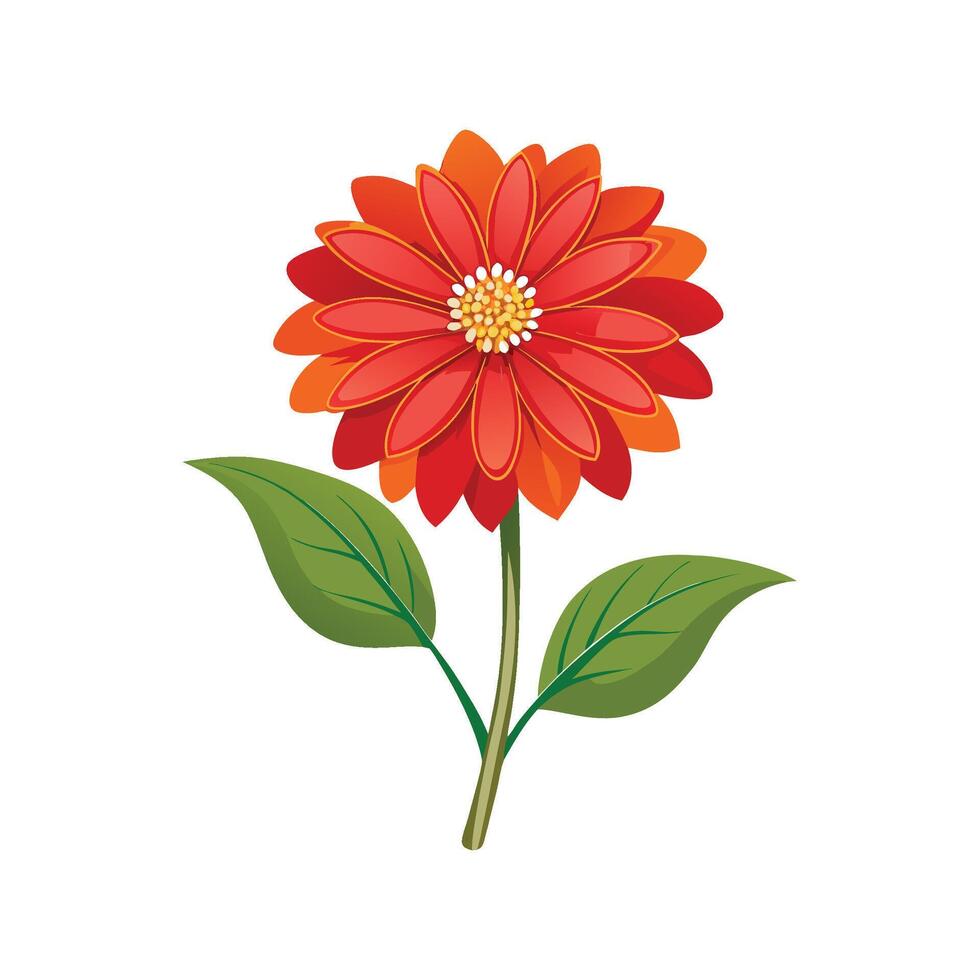 Elegant Mexican Sunflower Plant with Unique Blooms vector