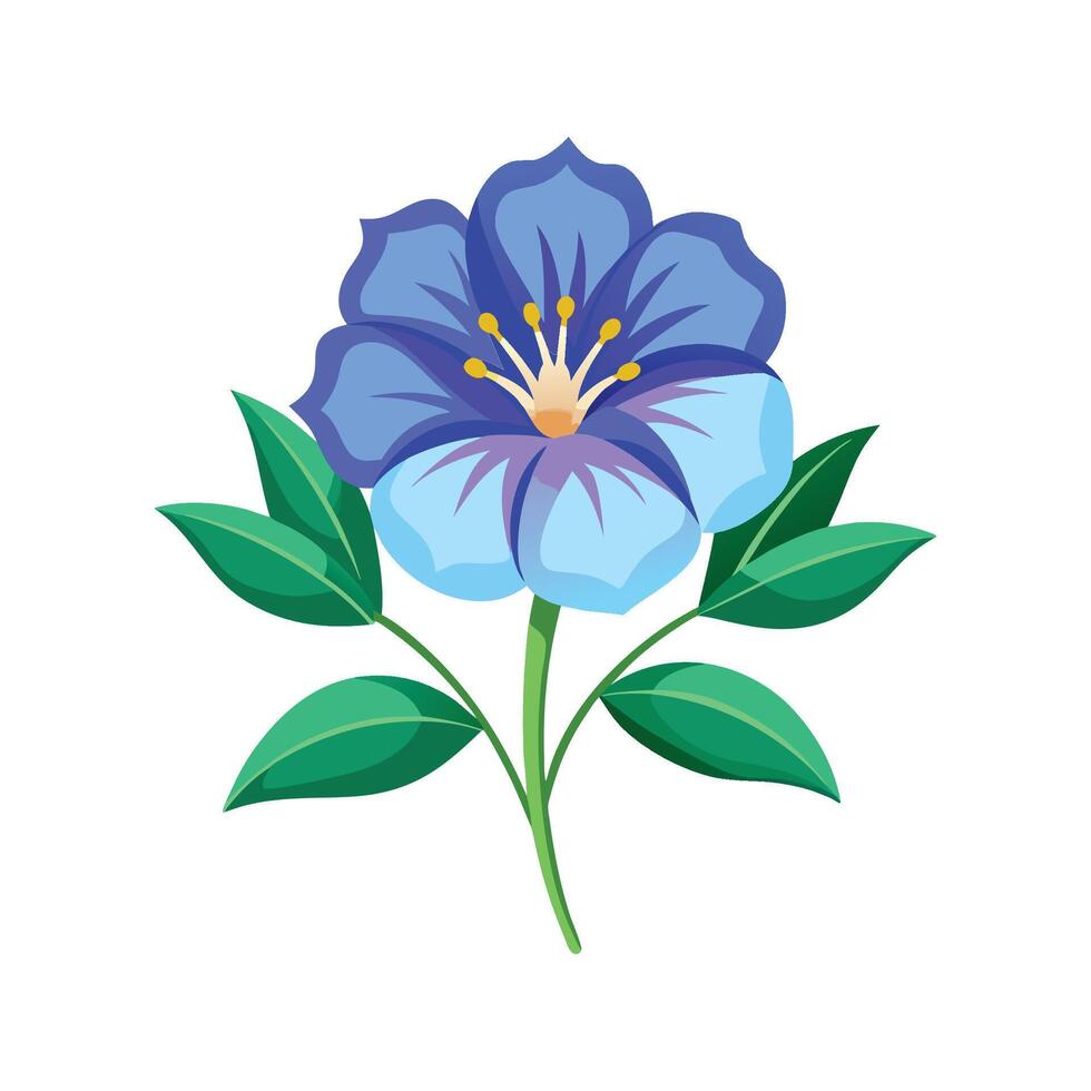 Beautiful Nemophila Design for Nature Lovers vector