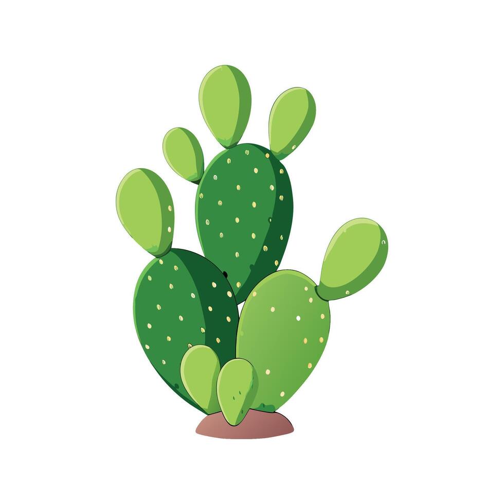 Vibrant Opuntia for Stunning Graphic Designs vector