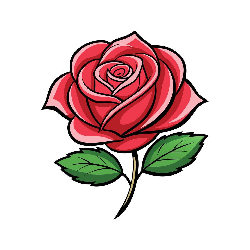 Elegant Rose for Beautiful Floral Illustrations vector