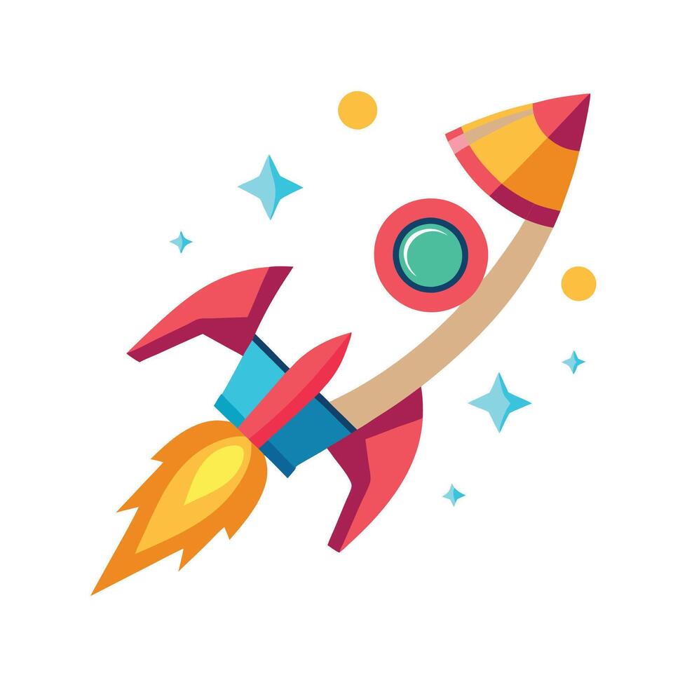 Elegant Sweet Rocket for Beautiful Floral Artwork vector