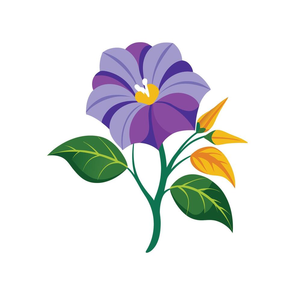 Vibrant Thunbergia for Beautiful Floral Designs vector