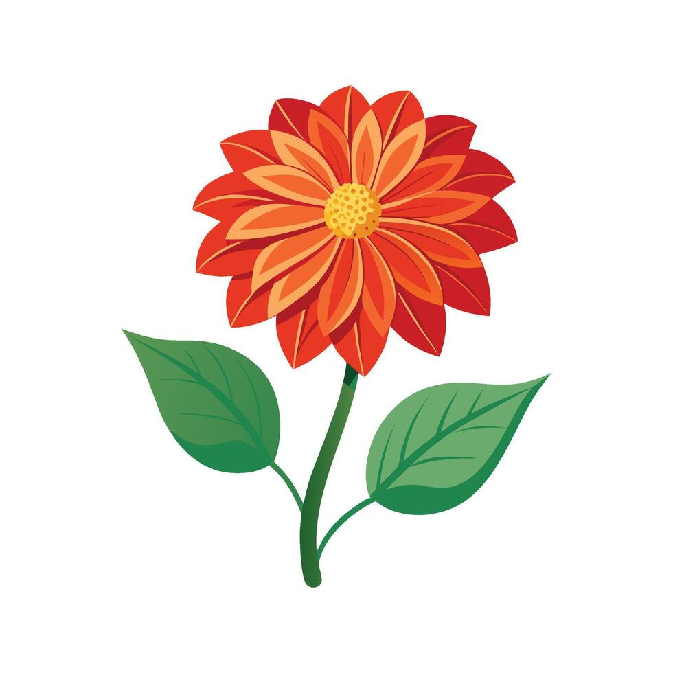 Vibrant Tithonia for Beautiful Floral Art vector
