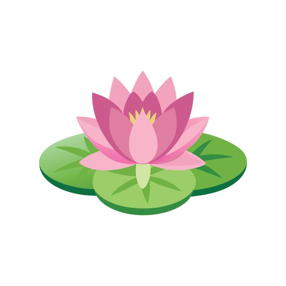 Vibrant Water Lily for Beautiful Floral Designs vector