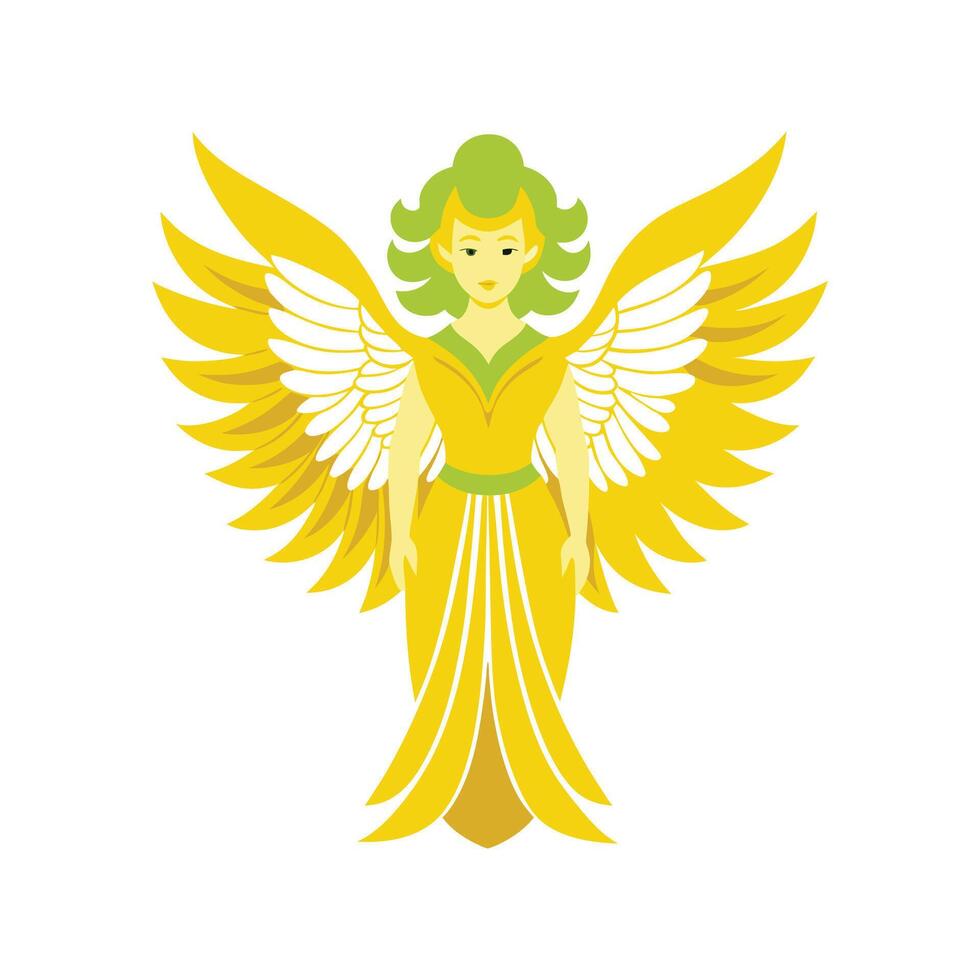 Elegant Yellow Archangel for Stunning Floral Artwork vector