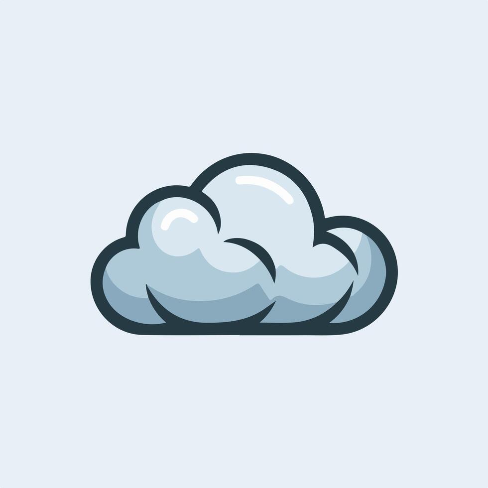 Cloud icon illustration vector