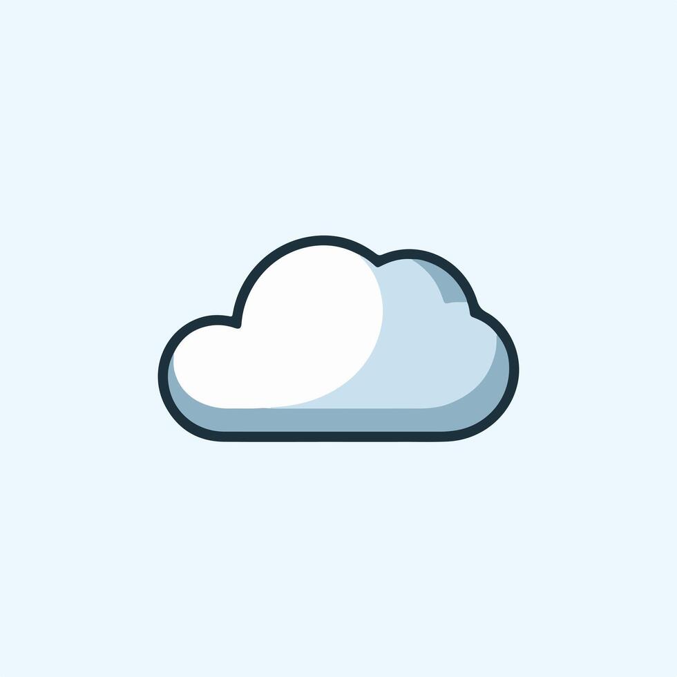 Cloud icon illustration vector