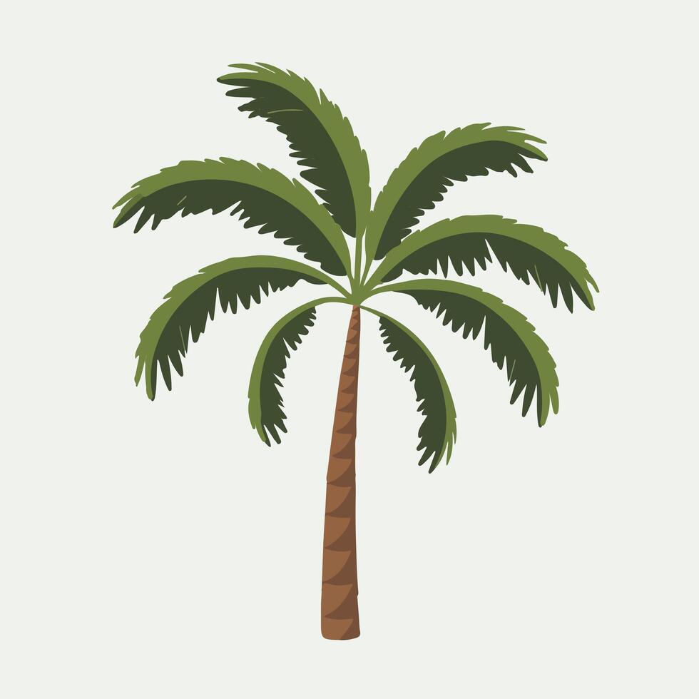 Palm tree icon illustration vector