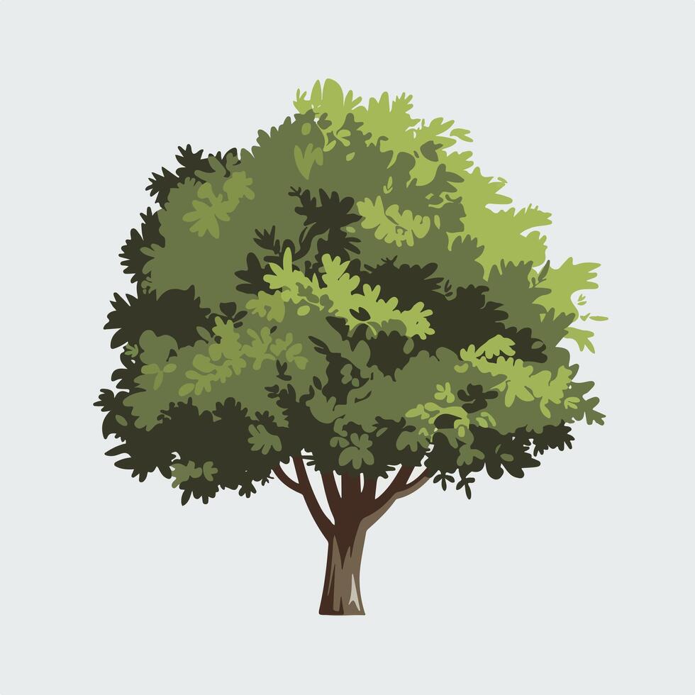 Stylized Tree in a Clean and Modern Design vector