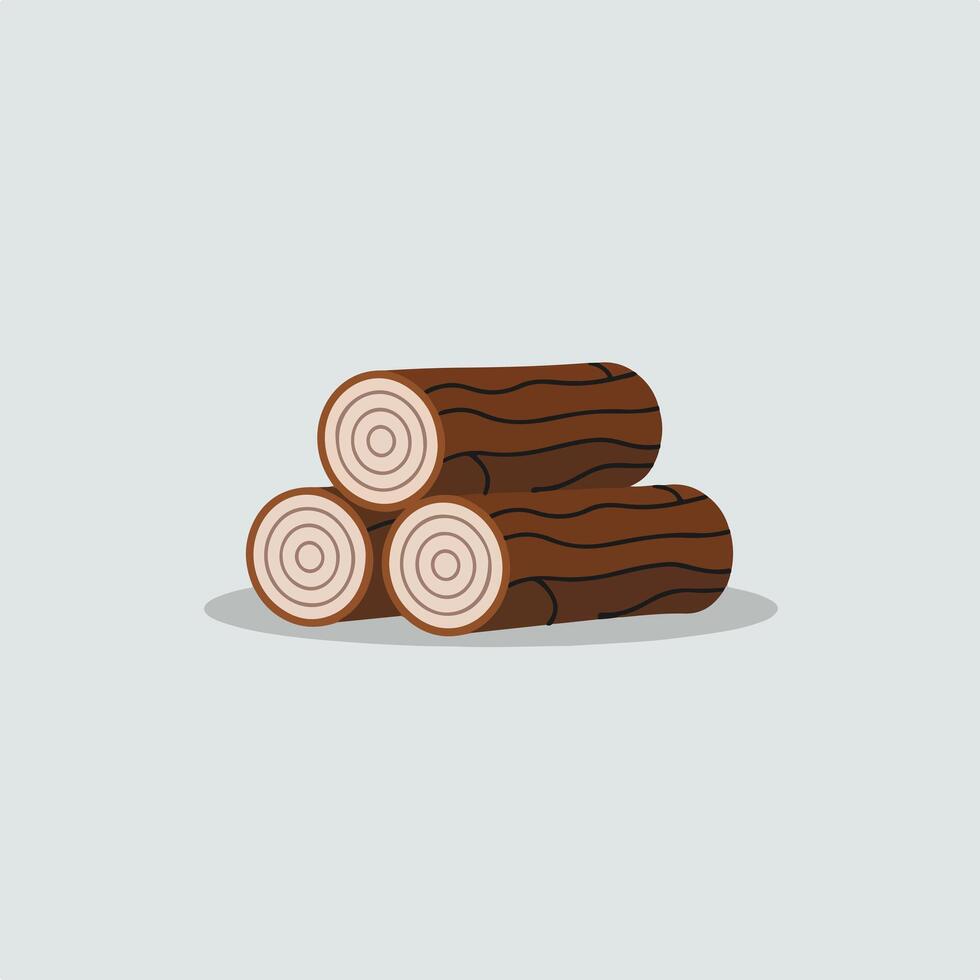 Logs icon illustration vector