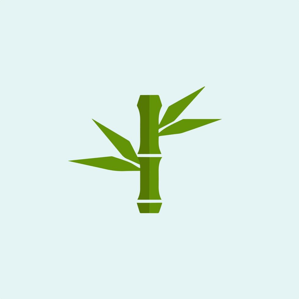 Bamboo logo design vector