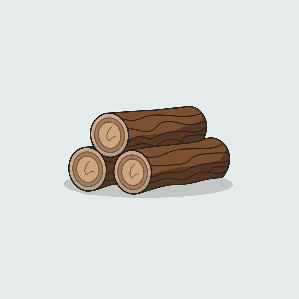 Logs icon illustration vector