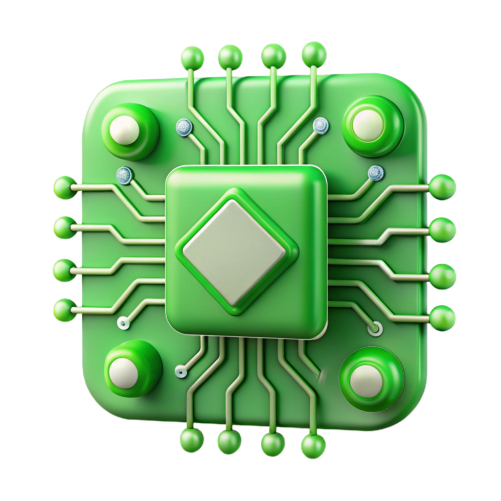 serene contemporary Abstract Circuitry Background Green Color Cutout exclusive png