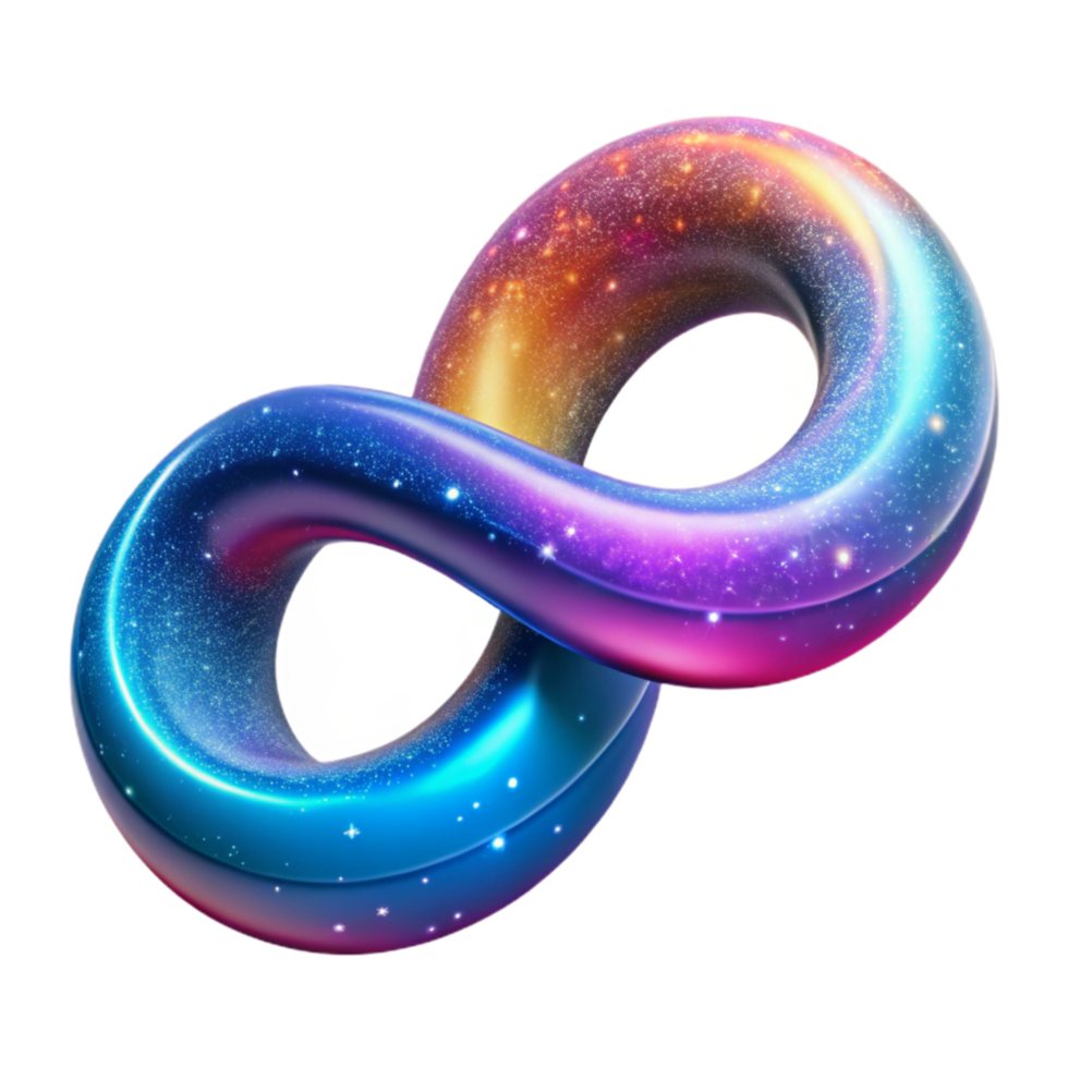 dramatic traditional Abstract Colorful Galaxy Background Representing Infinity Transparent exclusive png