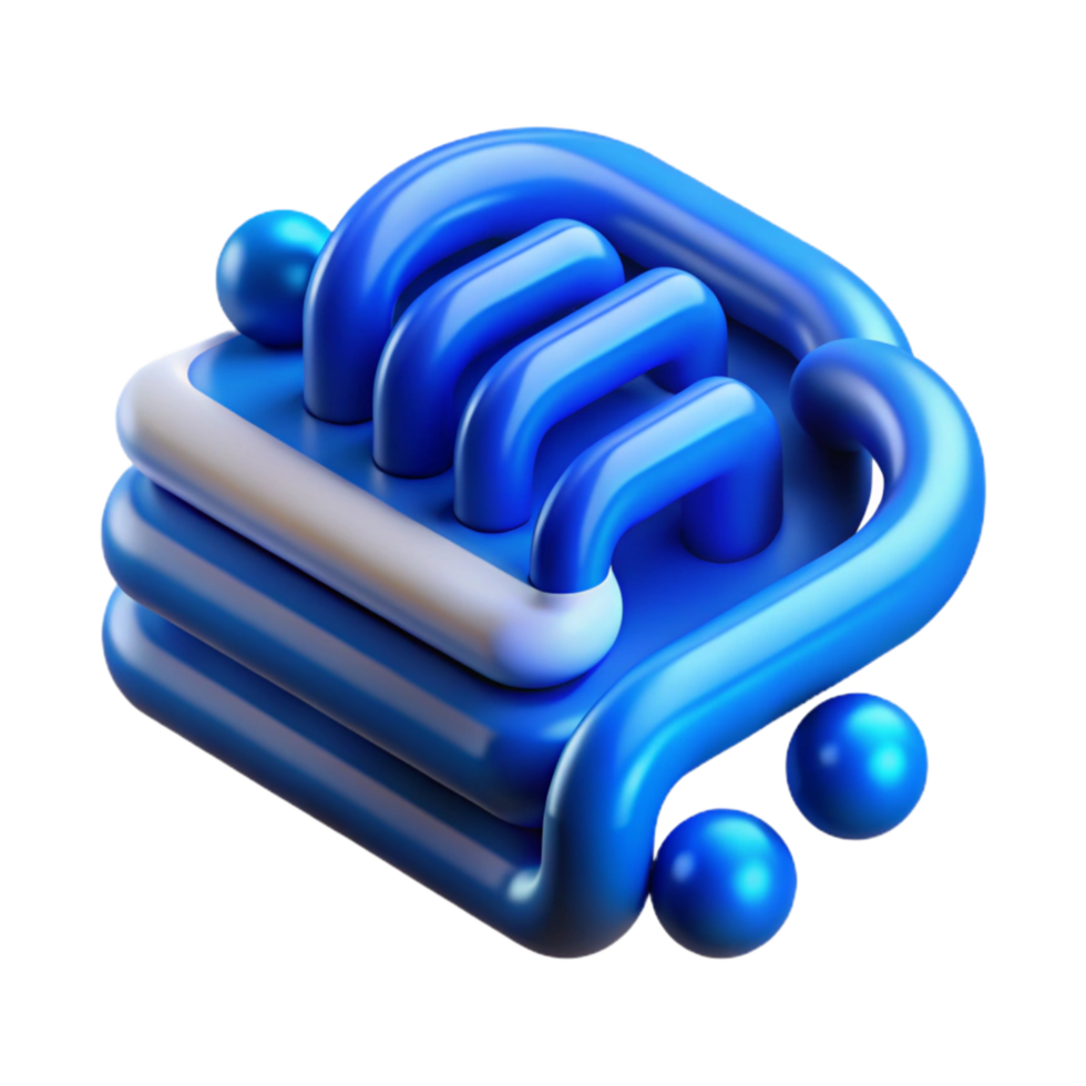 dramatic rustic Abstract Data Stream Blue Hue Isolated Element detailed png