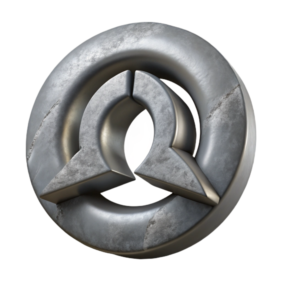 vibrant abstract Abstract Depression Symbol Grey Hues Transparent Background high quality png
