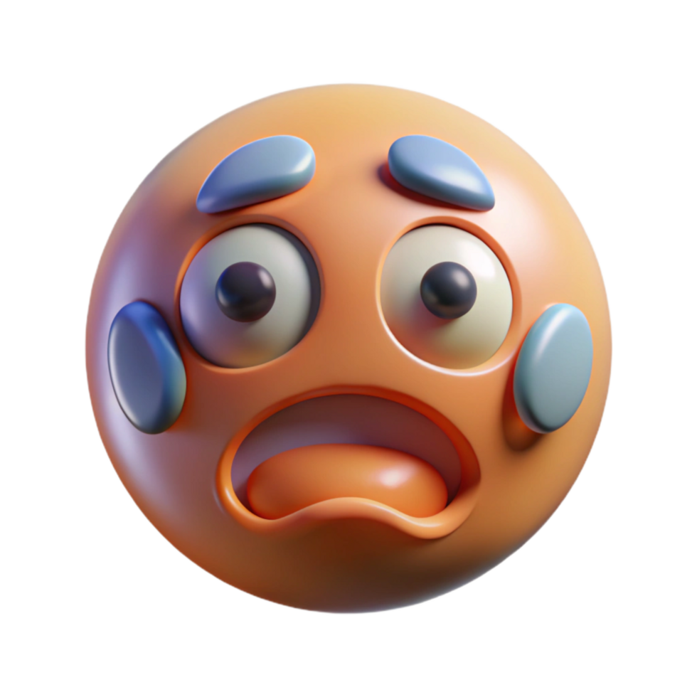 wonderful contemporary Abstract Generalized Anxiety Disorder Symbol Worried Face Transparent Background original png