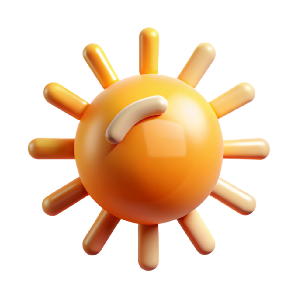 elegant modern Abstract Hope Icon Rising Sun Transparent Background premium png
