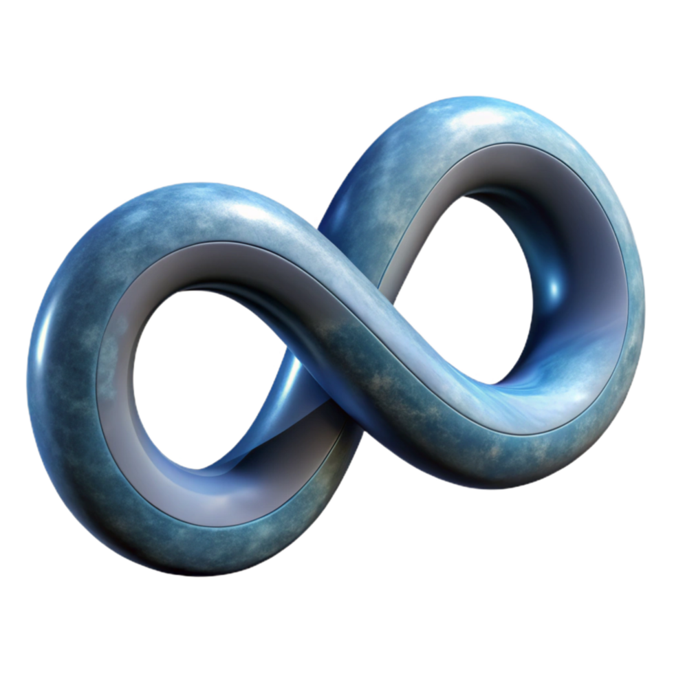 magnificent creative Abstract Infinity Symbol Continuous Loop Cutout genuine png