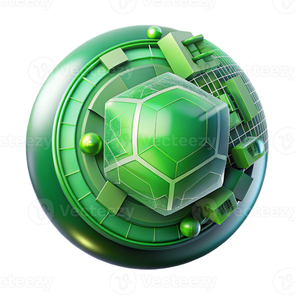 dramatic rustic Abstract Technology Background Green Gradient Transparent exclusive png