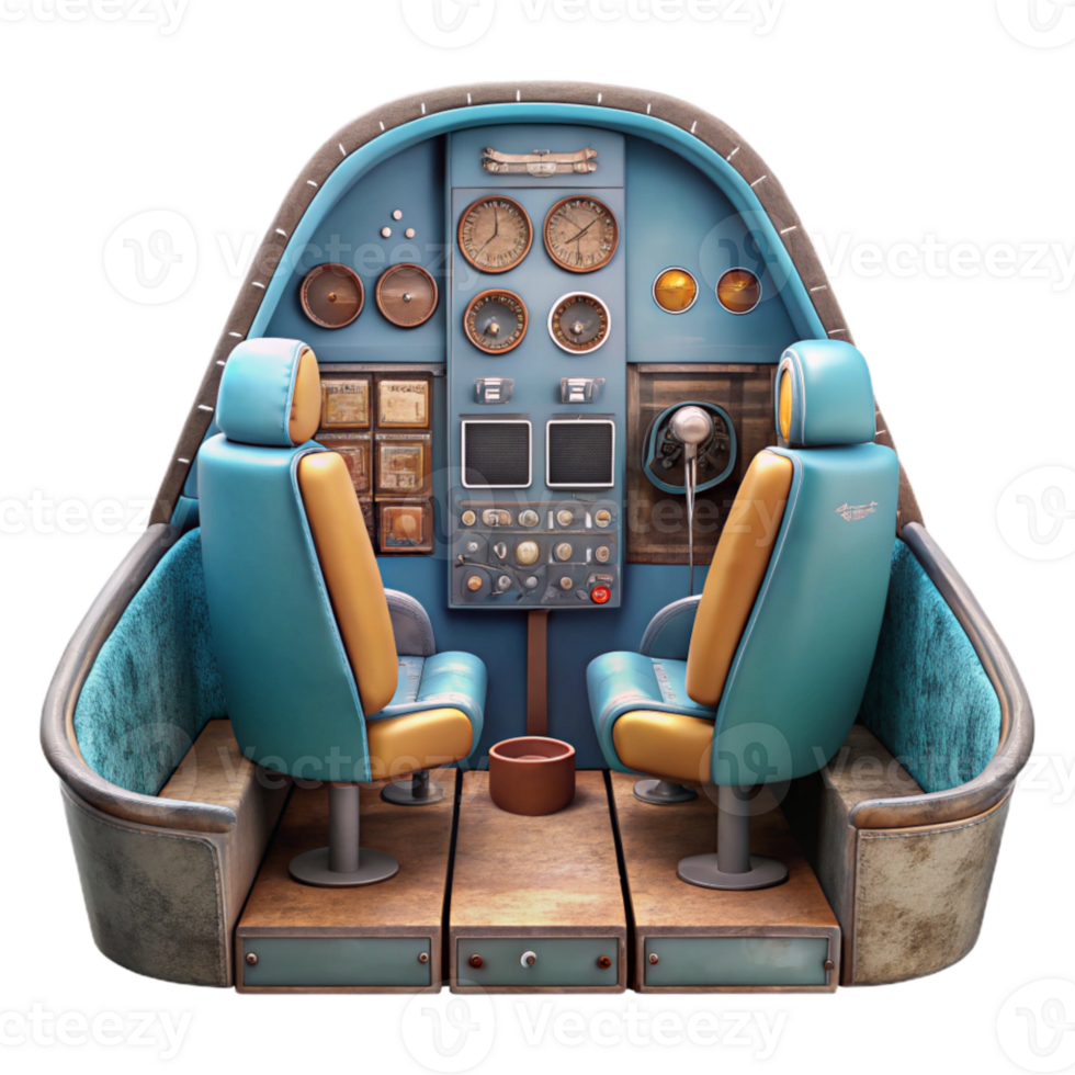 magnificent modern Airplane Cockpit Transparent Background detailed png