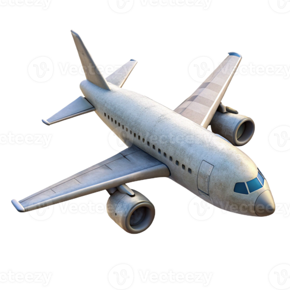 vibrant rustic Airplane Jetliner Taking Off Transparent Background Cutout 4K png