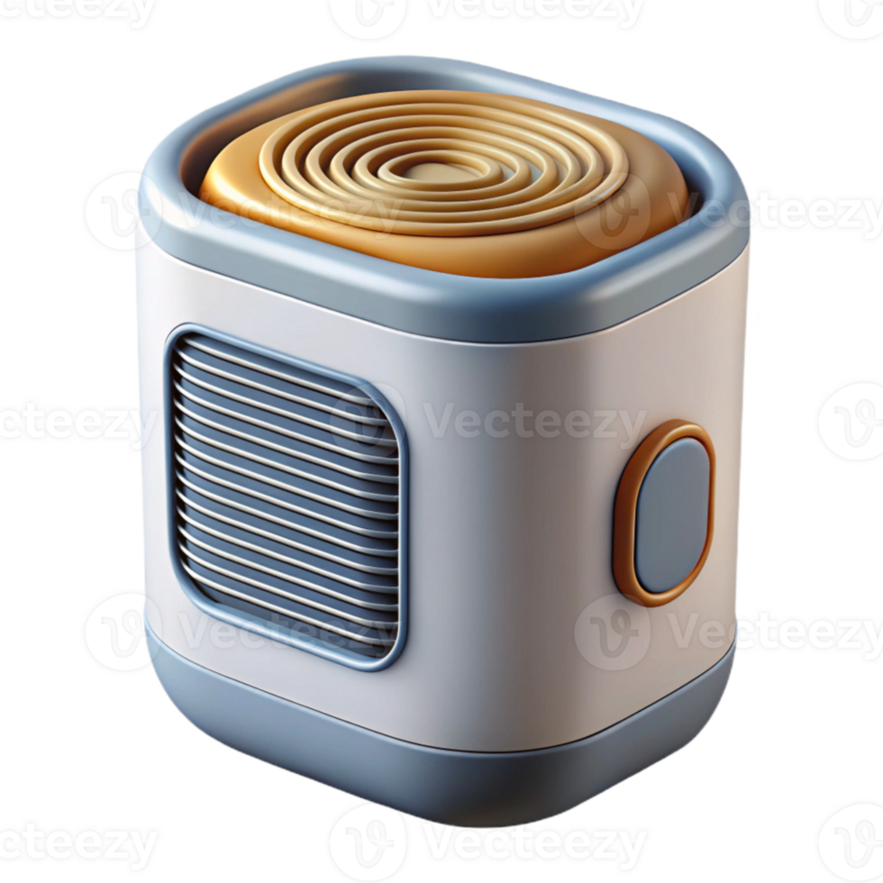 stunning abstract Air Purifier with Hepa Filter Isolated on Transparent Background original png