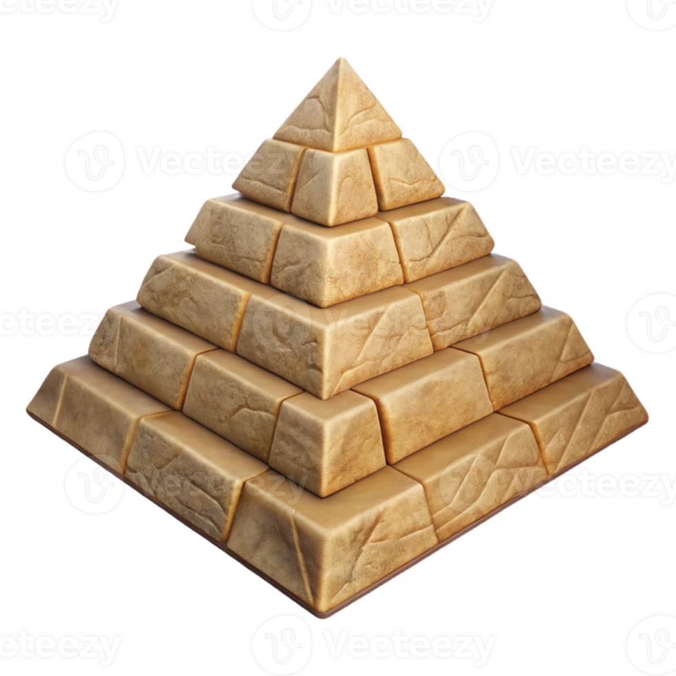 elegant artistic Ancient Pyramid with Hieroglyphs Cutout professional png