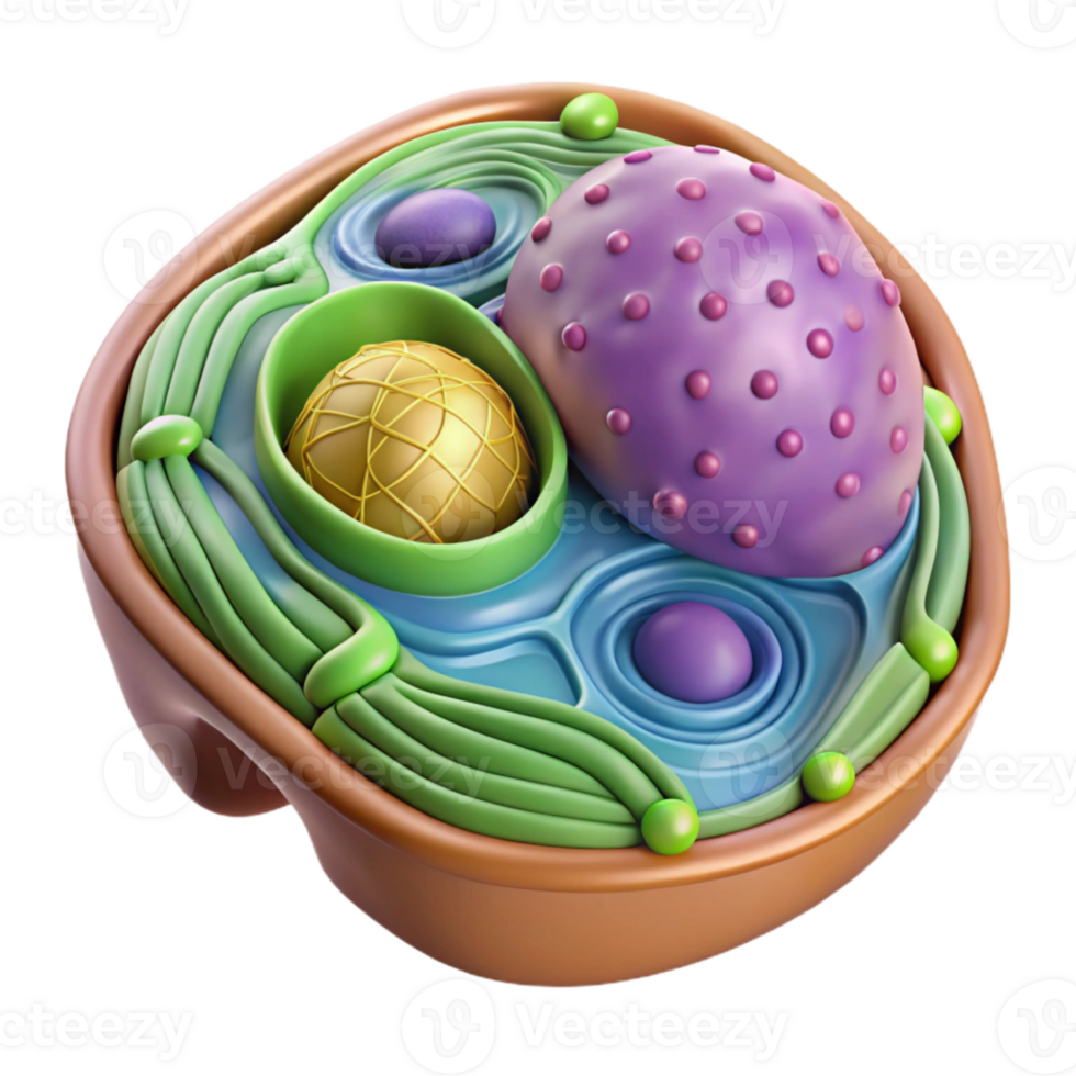 dramatic classic Animal Cell Structure Labeled Diagram Isolated Element original png