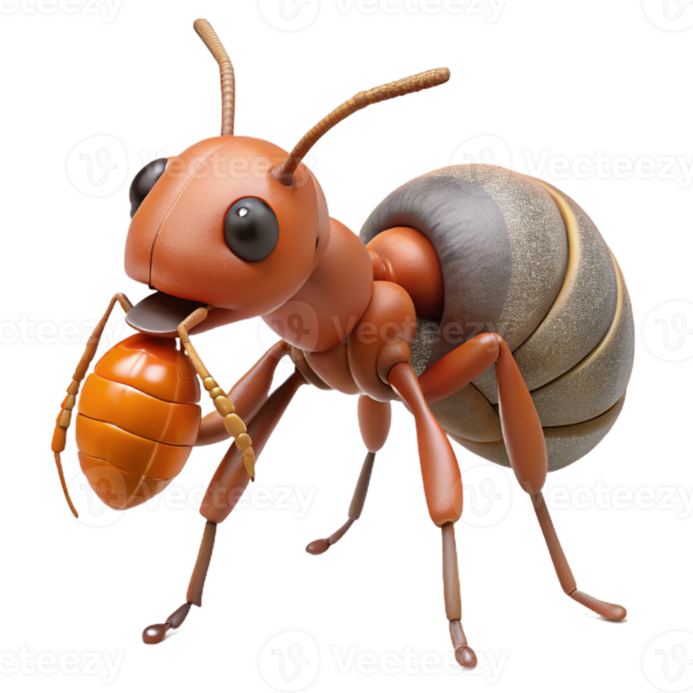 extraordinary traditional Ant Carrying Food Close Up View Isolated genuine png