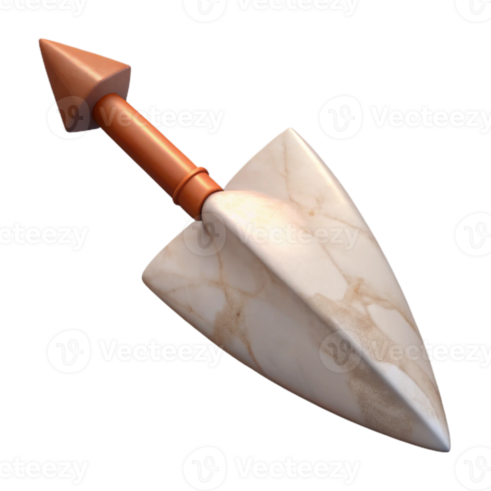 wonderful rustic Arrowhead Sharp Point Isolated high quality png