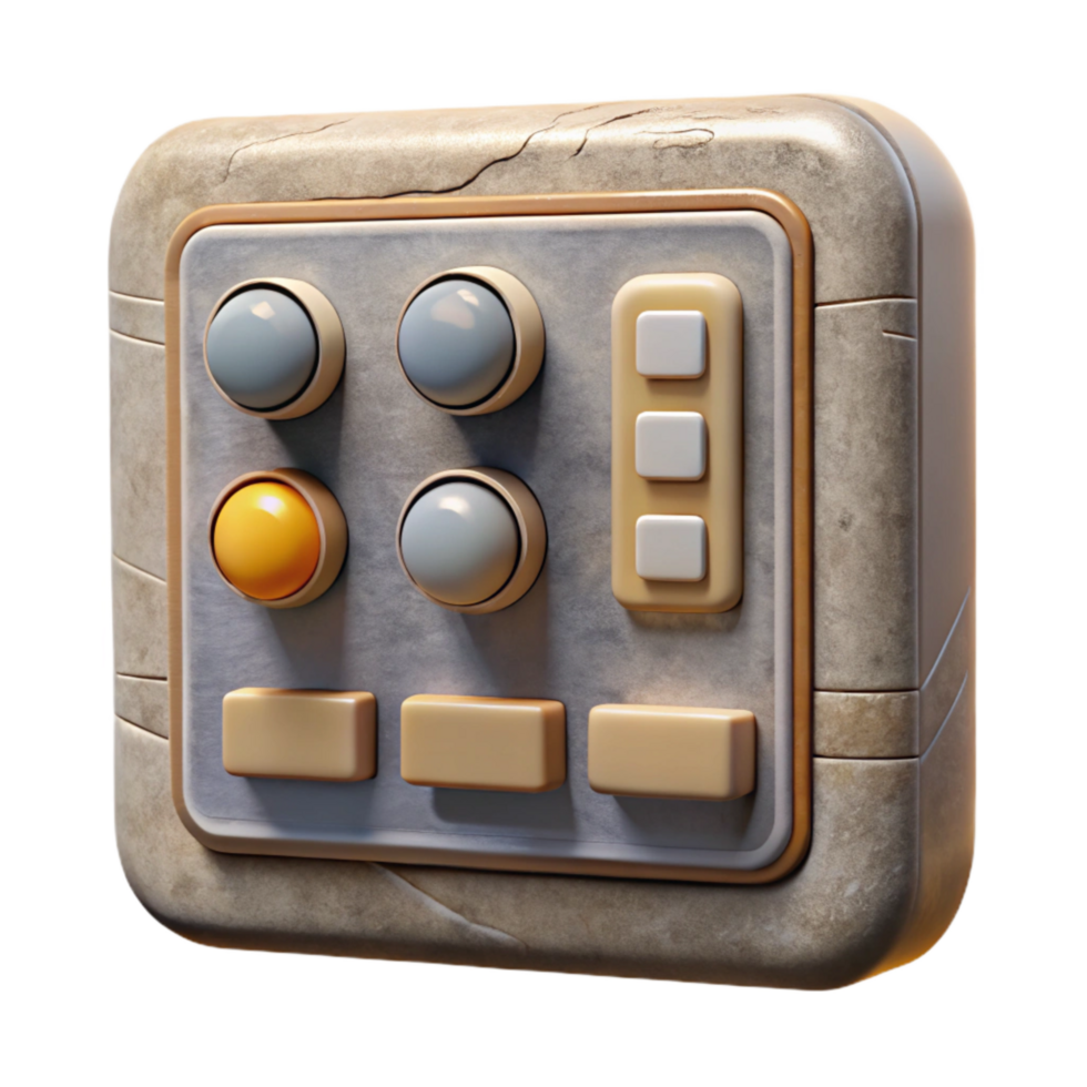 beautiful creative Automated Home Lighting System Control Panel Transparent Background genuine png