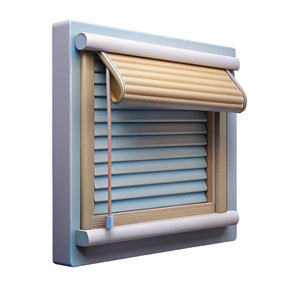 magnificent classic Automated Window Blinds Half Open Position Cutout high resolution png
