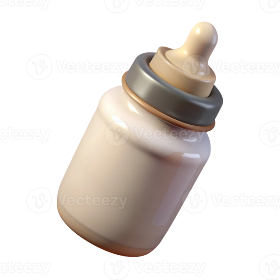 serene classic Baby Bottle Milk Formula Close Up Transparent Background original png
